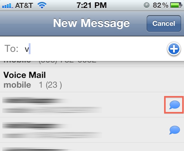 Contacts Messages App Mac